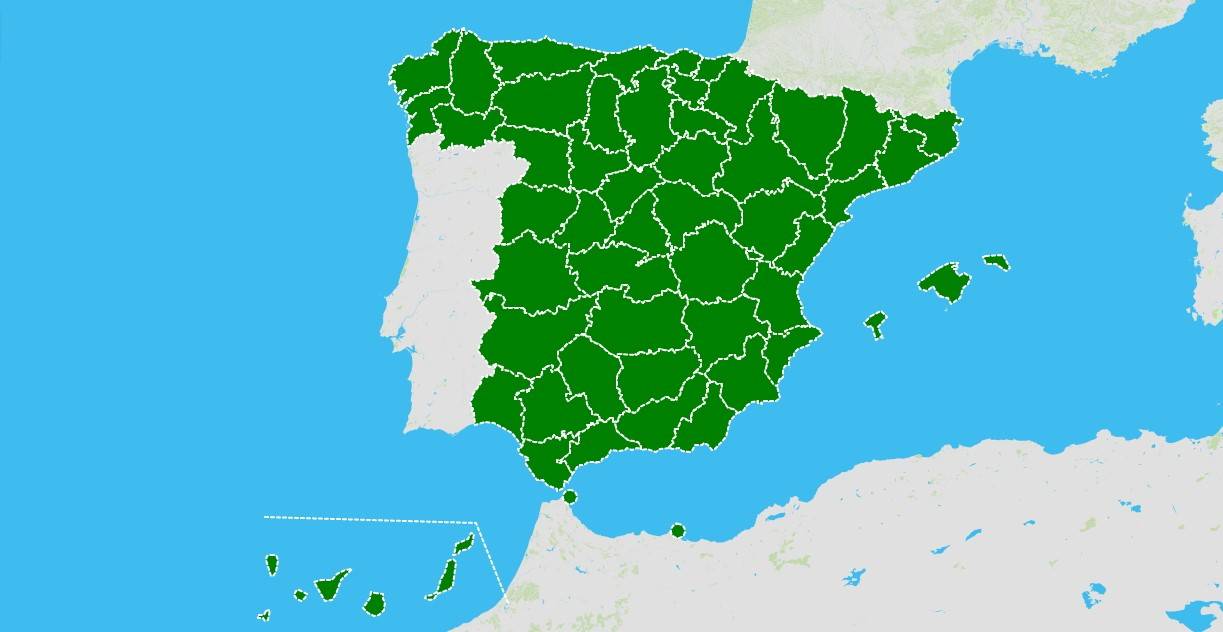 Donde esta ubicada españa en el mapa