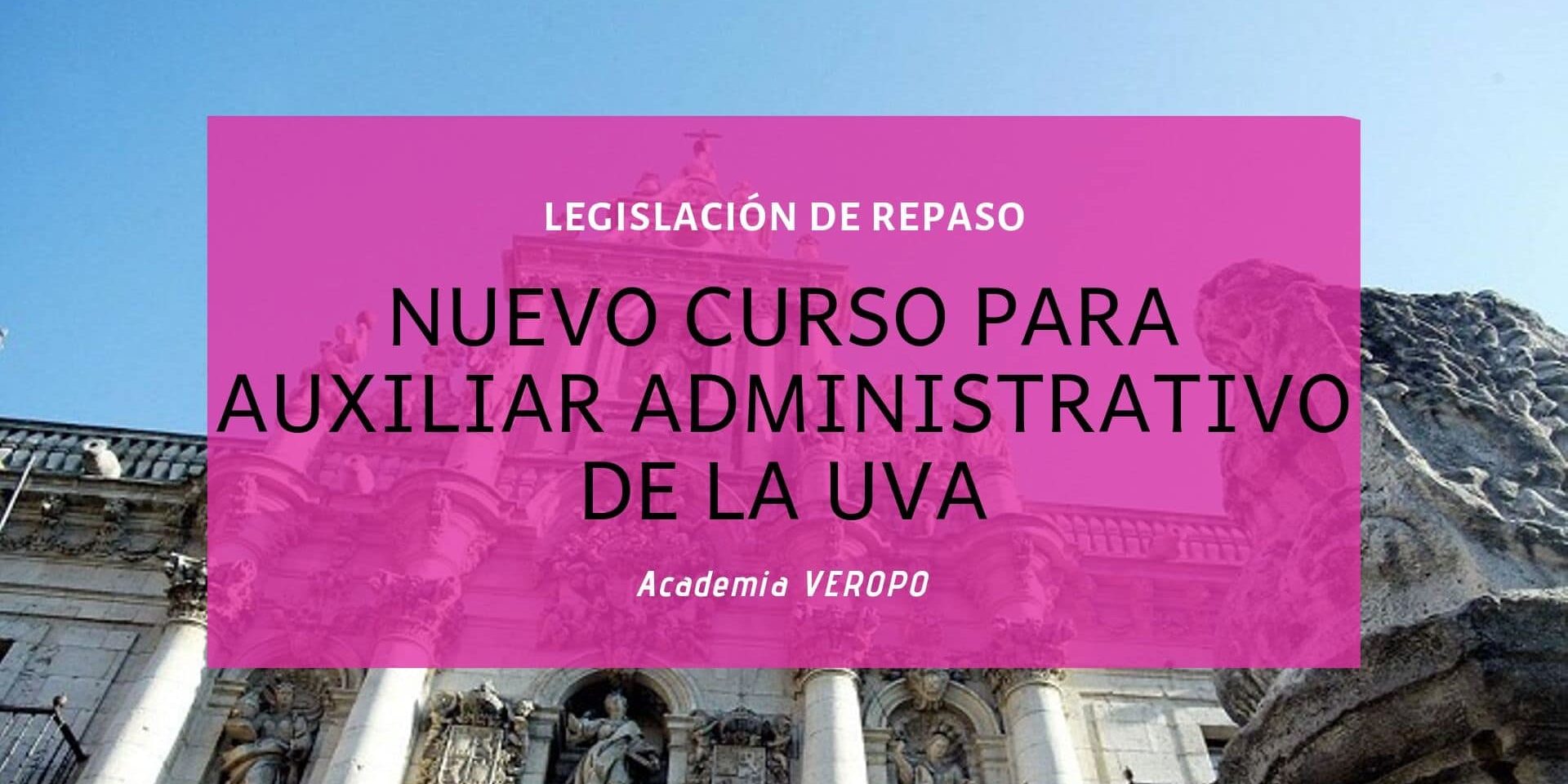 nuevo curso aux admin uva repaso