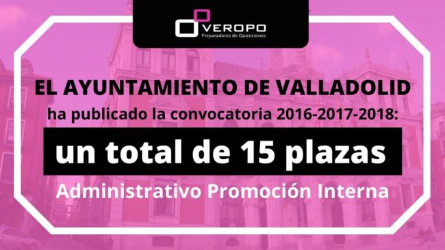 Convocatoria Admin PI Ayto Valladolid