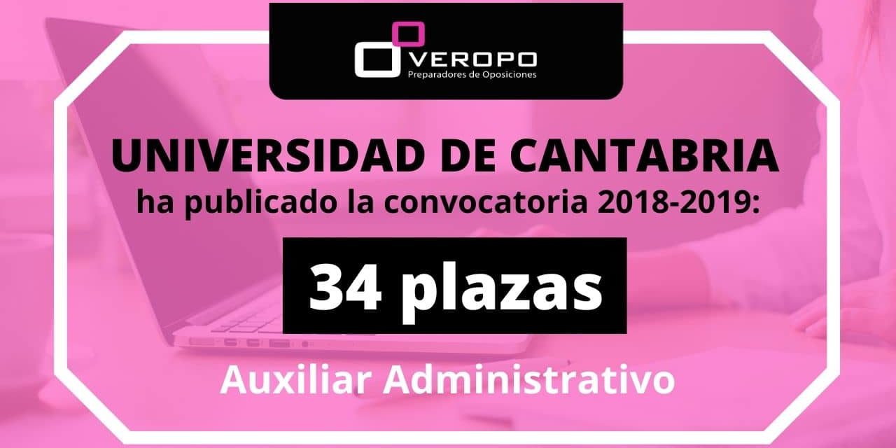 Convocatoria Aux Admin Universidad de Cantabria (2) Convocatoria Aux Admin Universidad de Cantabria (2)