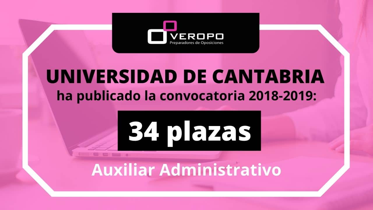 Convocatoria Aux Admin Universidad de Cantabria (2)