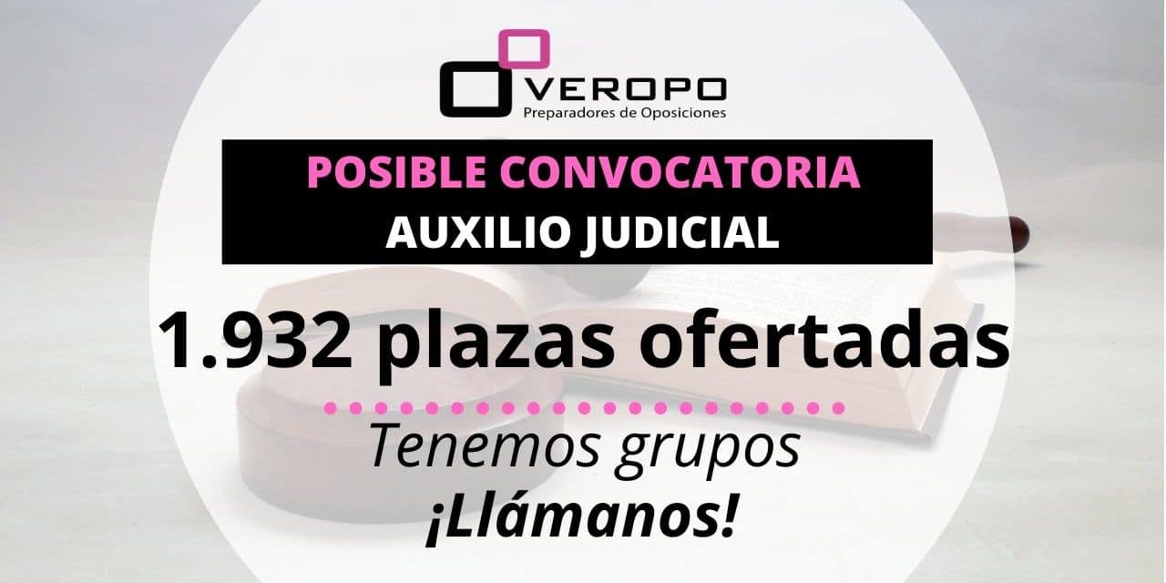 Posible convocatoria de Auxilio Judicial