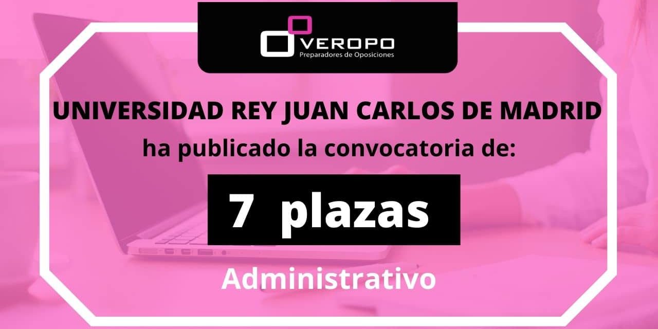 Convocatoria Administrativo URJC