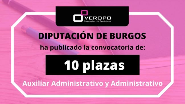 Convocatoria Diputación Burgos