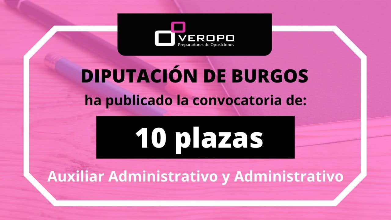 Convocatoria Diputación Burgos