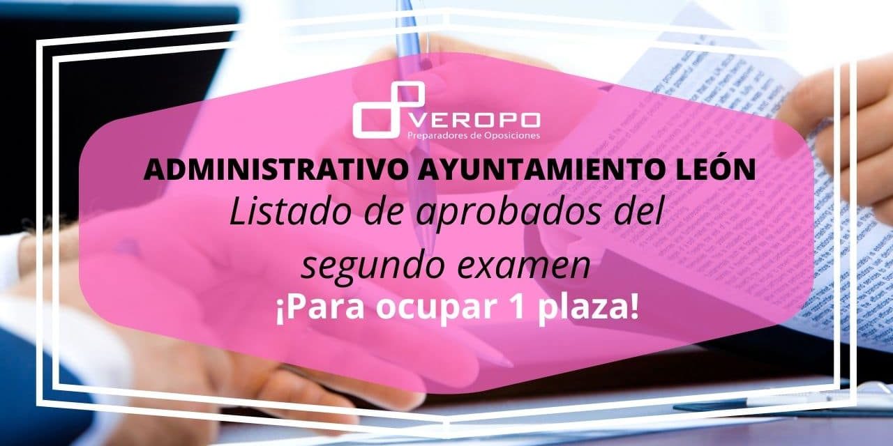 Listados de aprobados Administrativo León