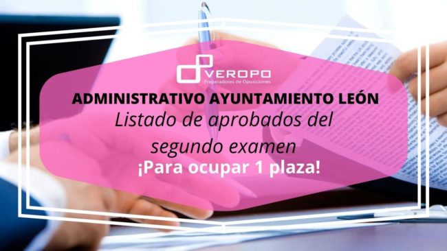 Listados de aprobados Administrativo León