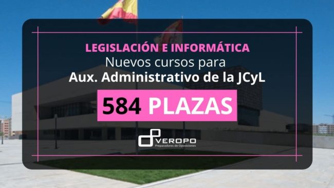 Nuevos grupos Legislación e Informática Aux. Admin JCYL
