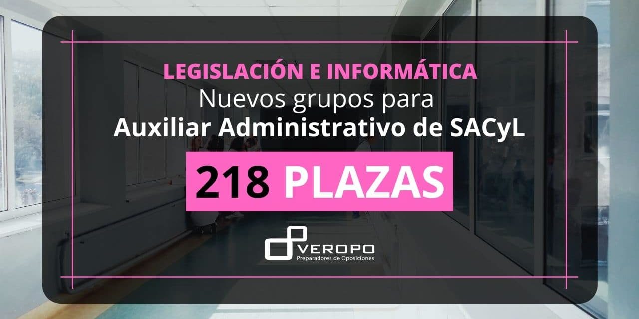 Grupos para Aux. Admin SACyL Grupos para Aux. Admin SACyL