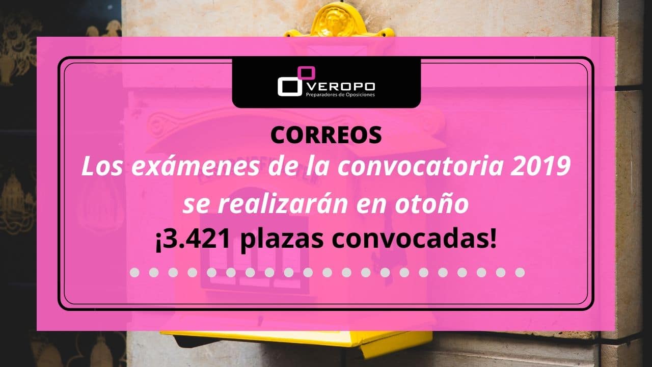 Los exámenes de la convocatoria 2020 para ocupar 3.421 plazas se realizarán en otoño