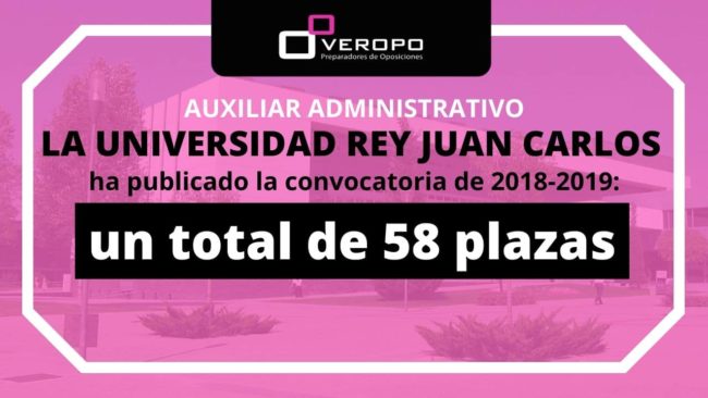 Convocatoria Aux. Admin URJC