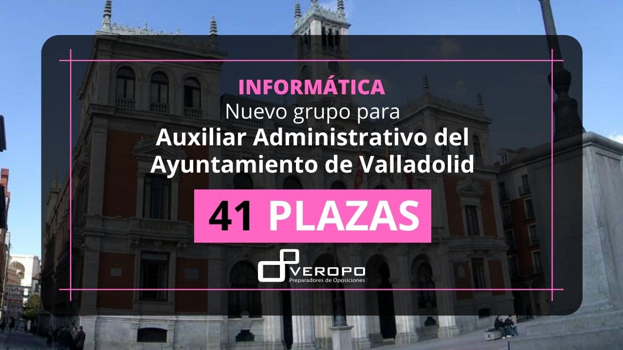 Curso Informática Auxiliar Administrativo del Ayuntamiento de Valladolid