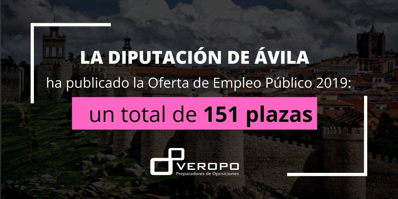 OPE 2019 Diputación de Ávila OPE 2019 Diputación de Ávila