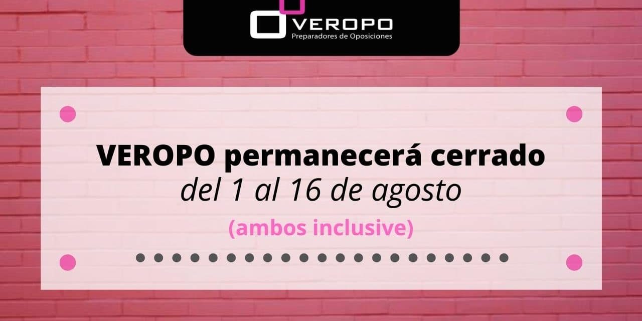 Cierre vacaciones verano - 1 al 16 de agosto (2)
