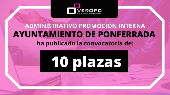 Convocatoria Administrativo PI Ayuntamiento de Ponferrada