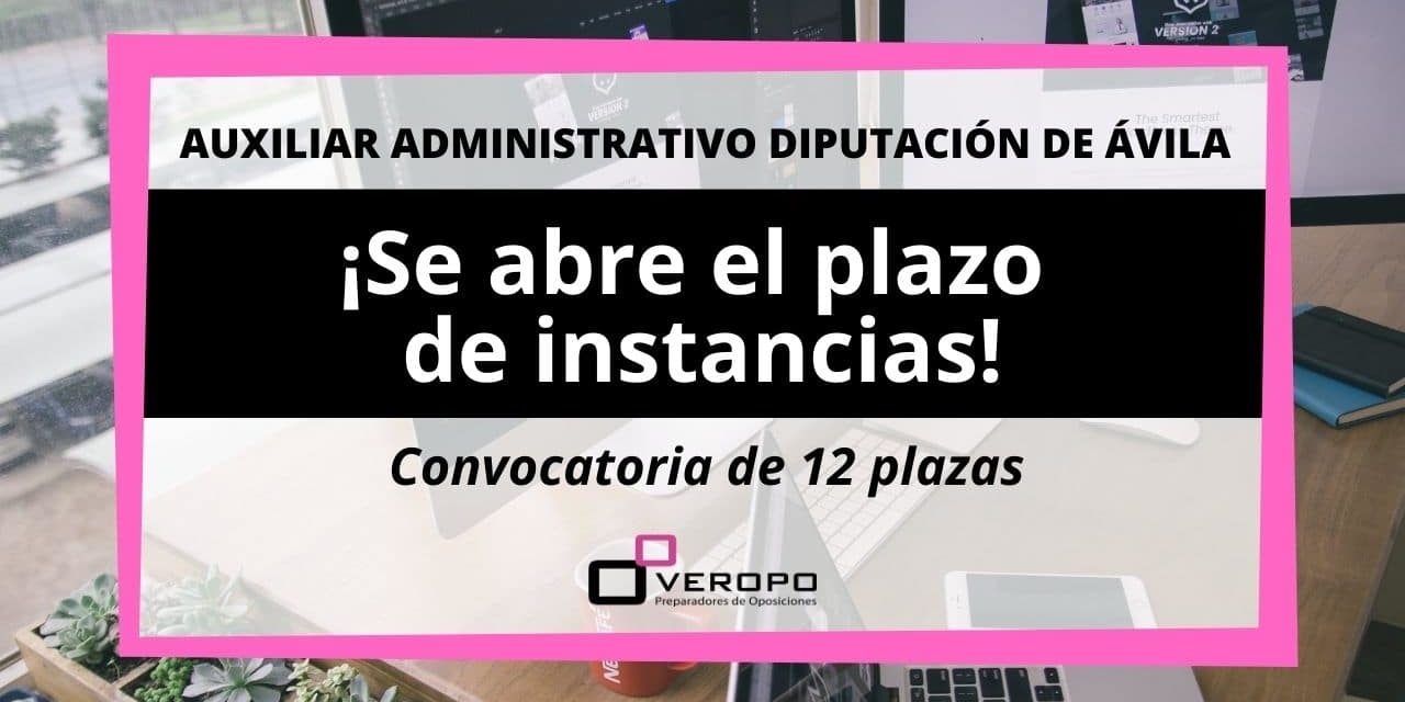 Plazo instancias Dip Ávila Plazo instancias Dip Ávila