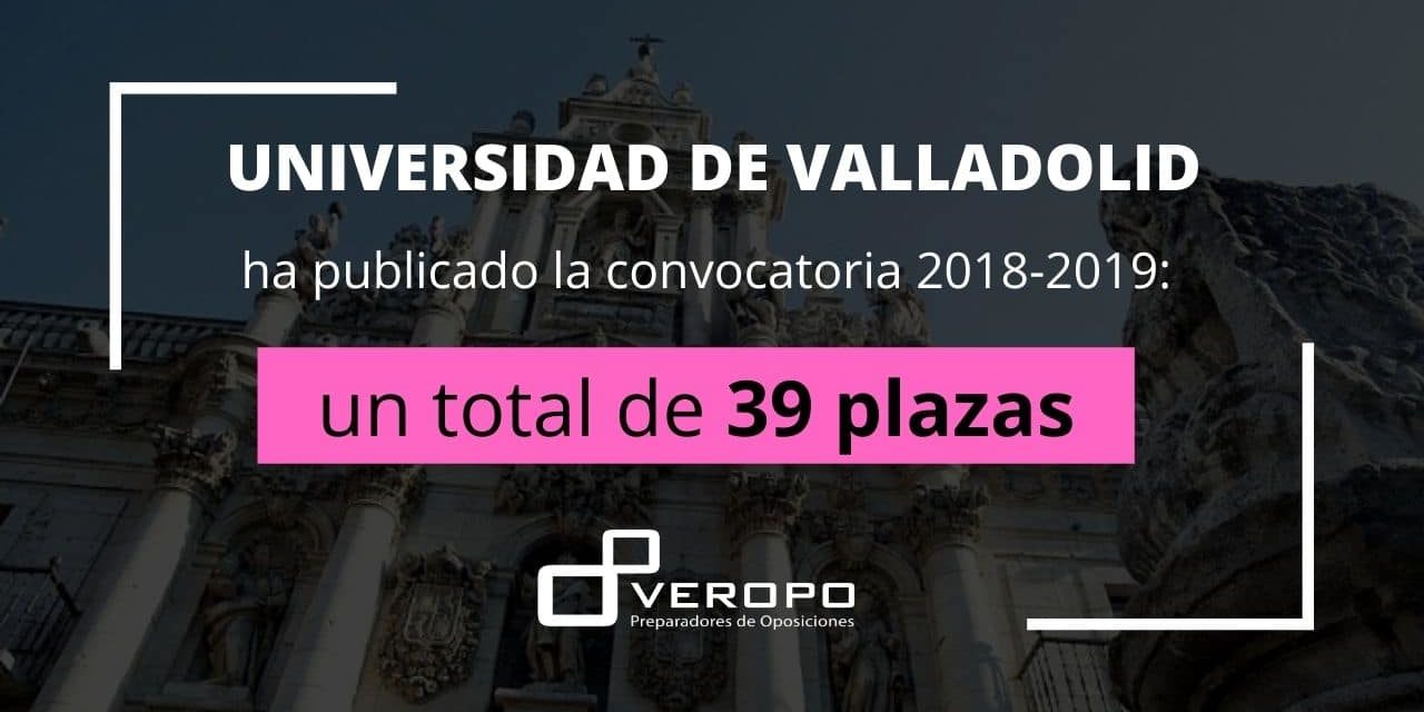 Convocatoria 2018-2019 UVa Convocatoria 2018-2019 UVa