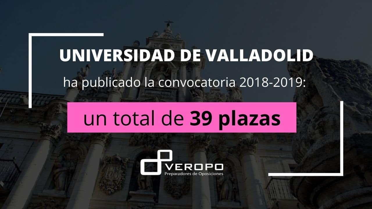 Convocatoria 2018-2019 UVa