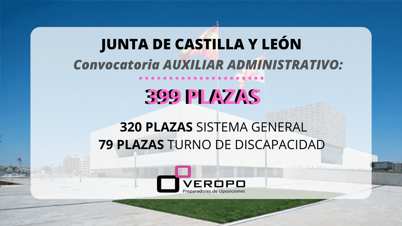 convocatoria auxiliar administrativo de la junta de castilla y león