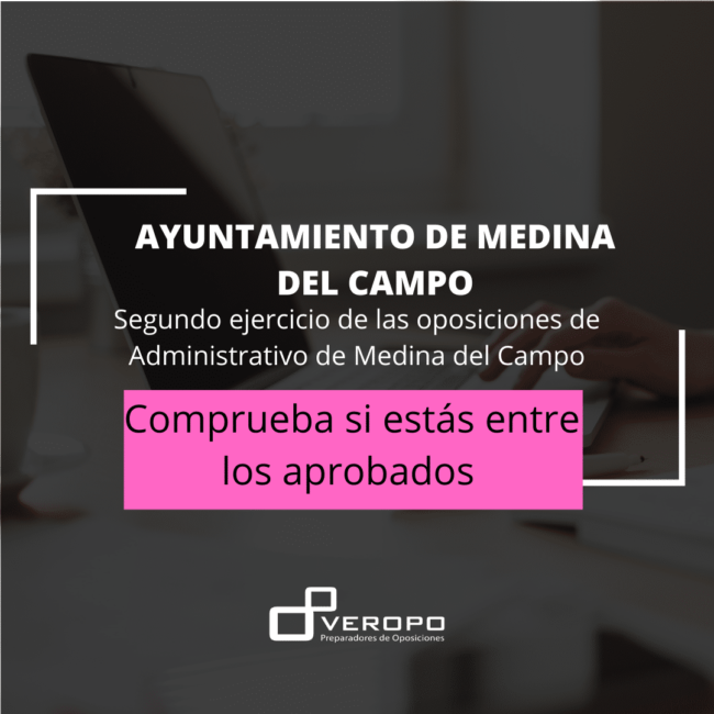 Segundo ejercicio de las oposiciones de Administrativo de Medina del Campo