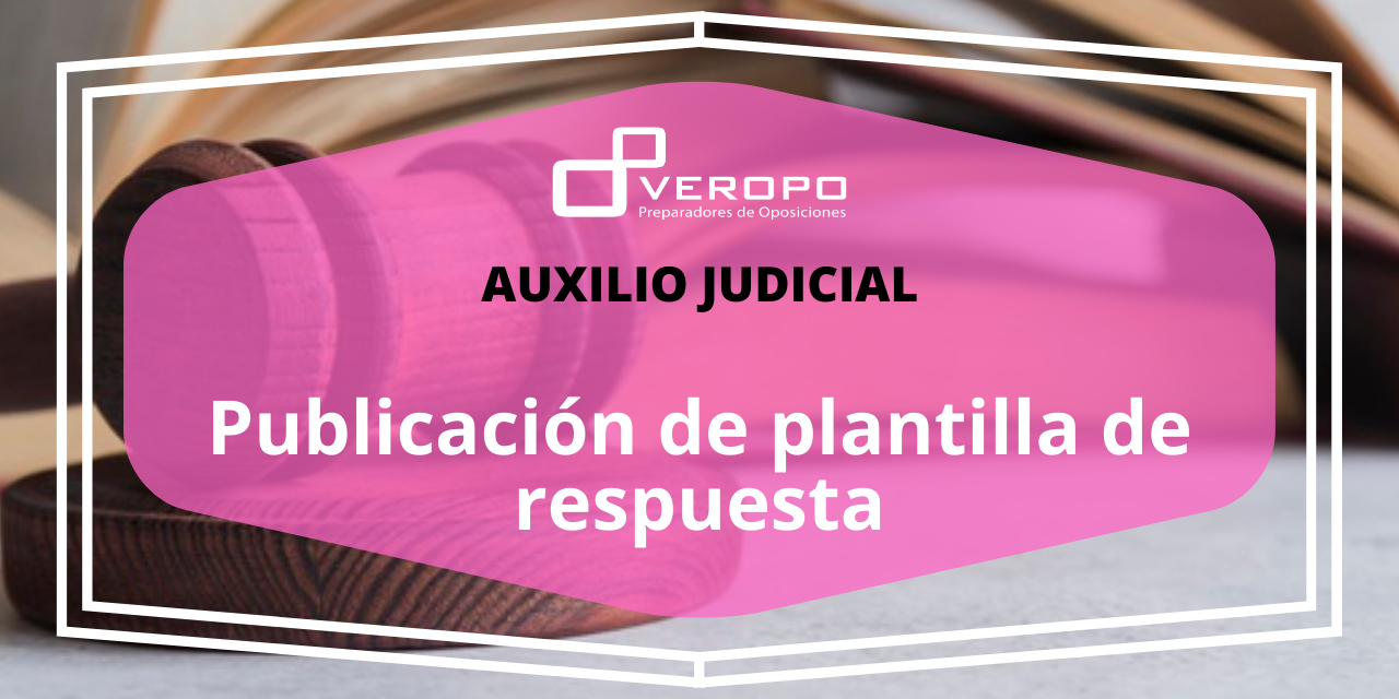 Plantilla de respuesta Auxilio Judicial