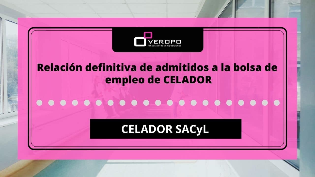 Relación admitidas a la bolsa de empleo de Celador