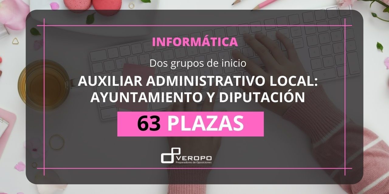 informática auxiliar administrativo local