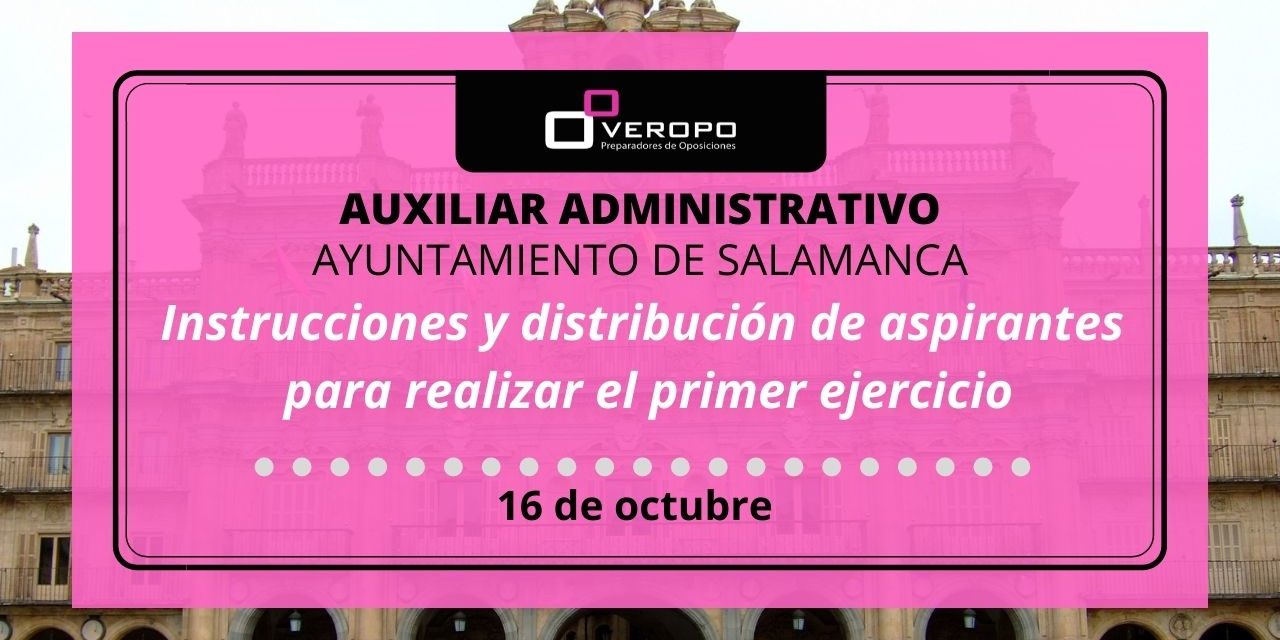 EXAMEN AUXILIAR ADMINISTRASTIVO SALAMANCA
