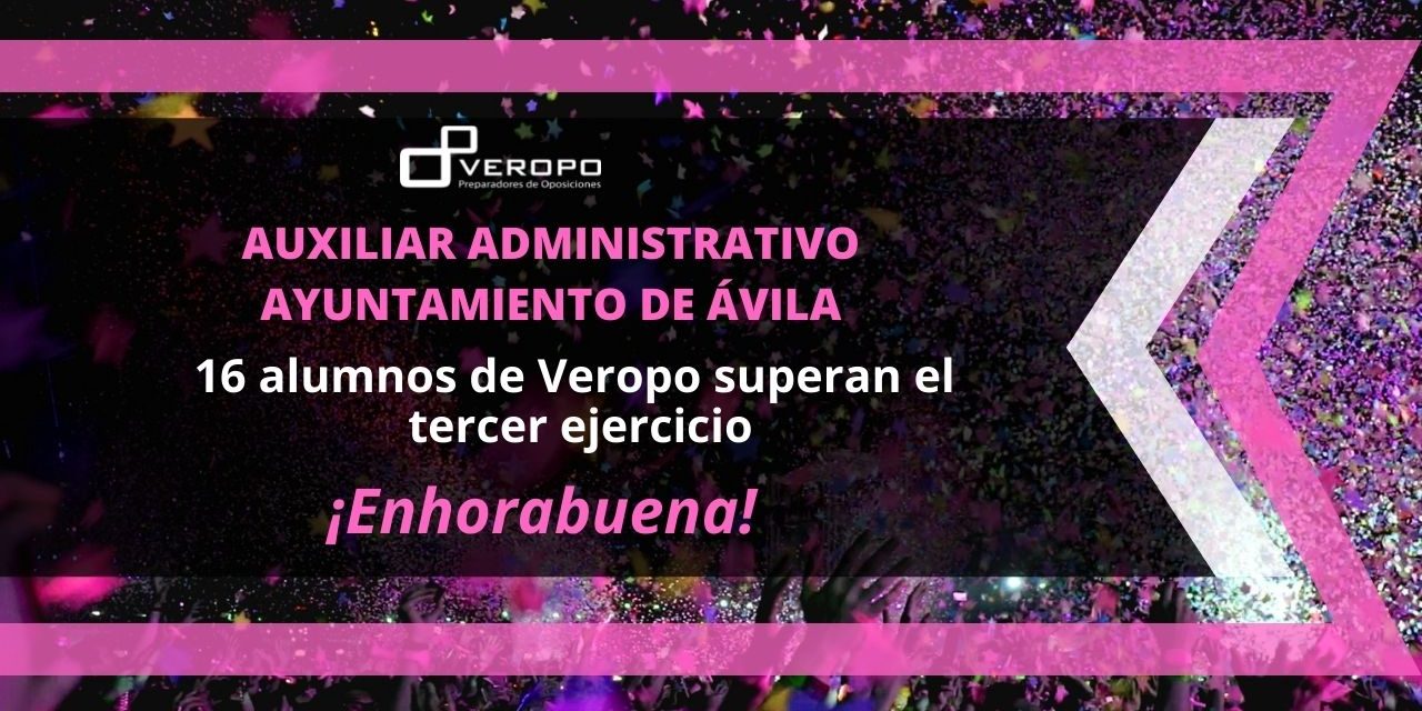 aprobados tercer ejercicio Ávila