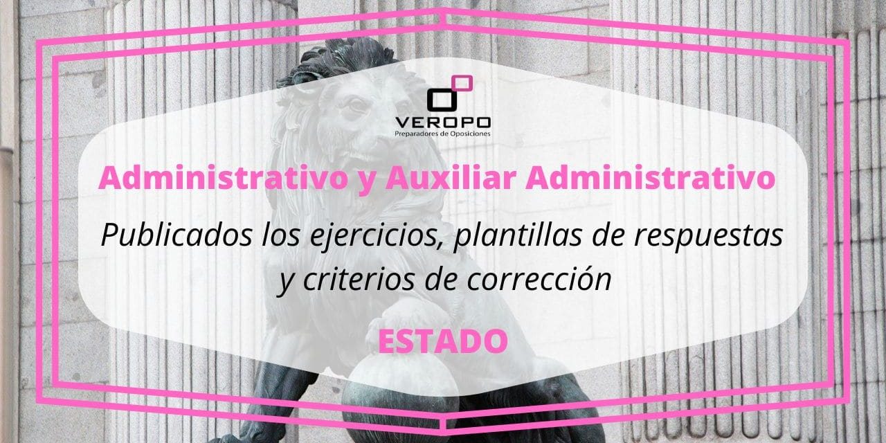 exámenes plantillas criterios Estado