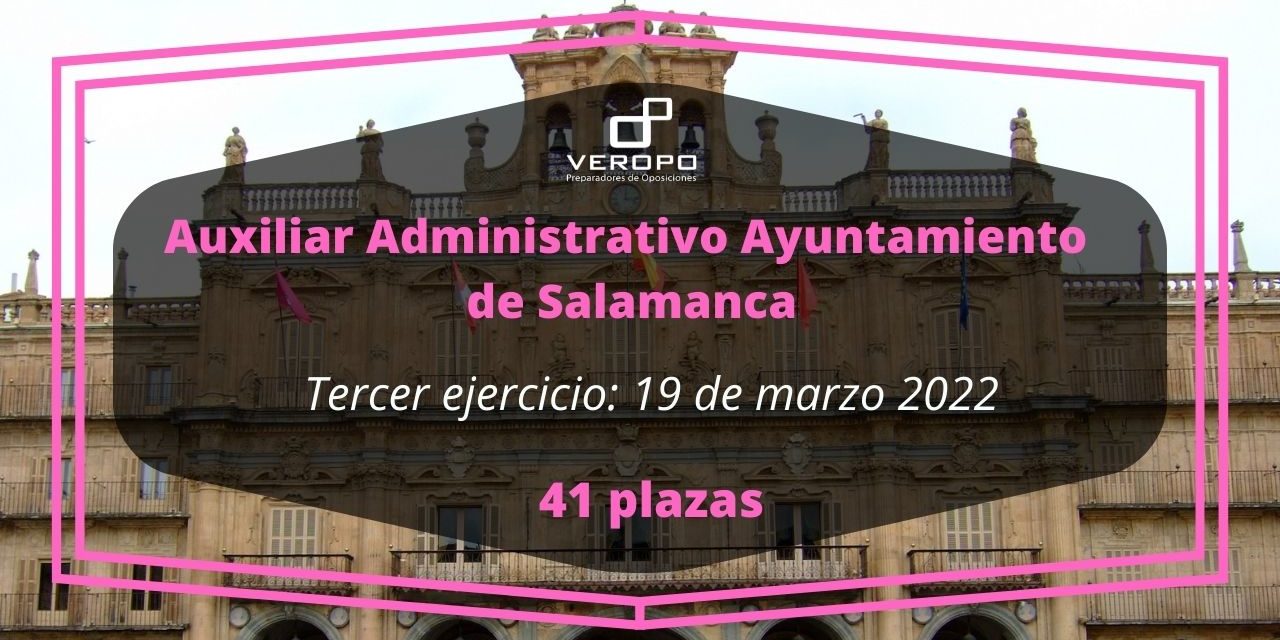 tercer ejercicio Auxiliar Salamanca