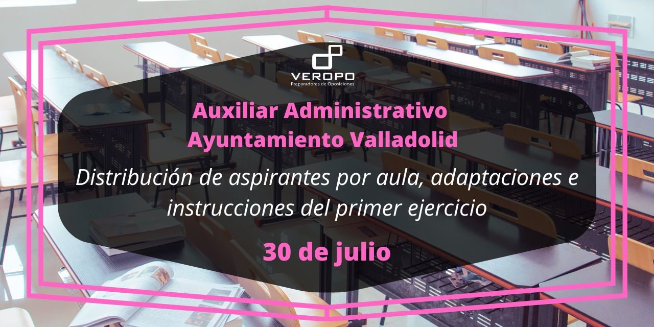 distribución aspirantes Ayuntamiento Valladolid