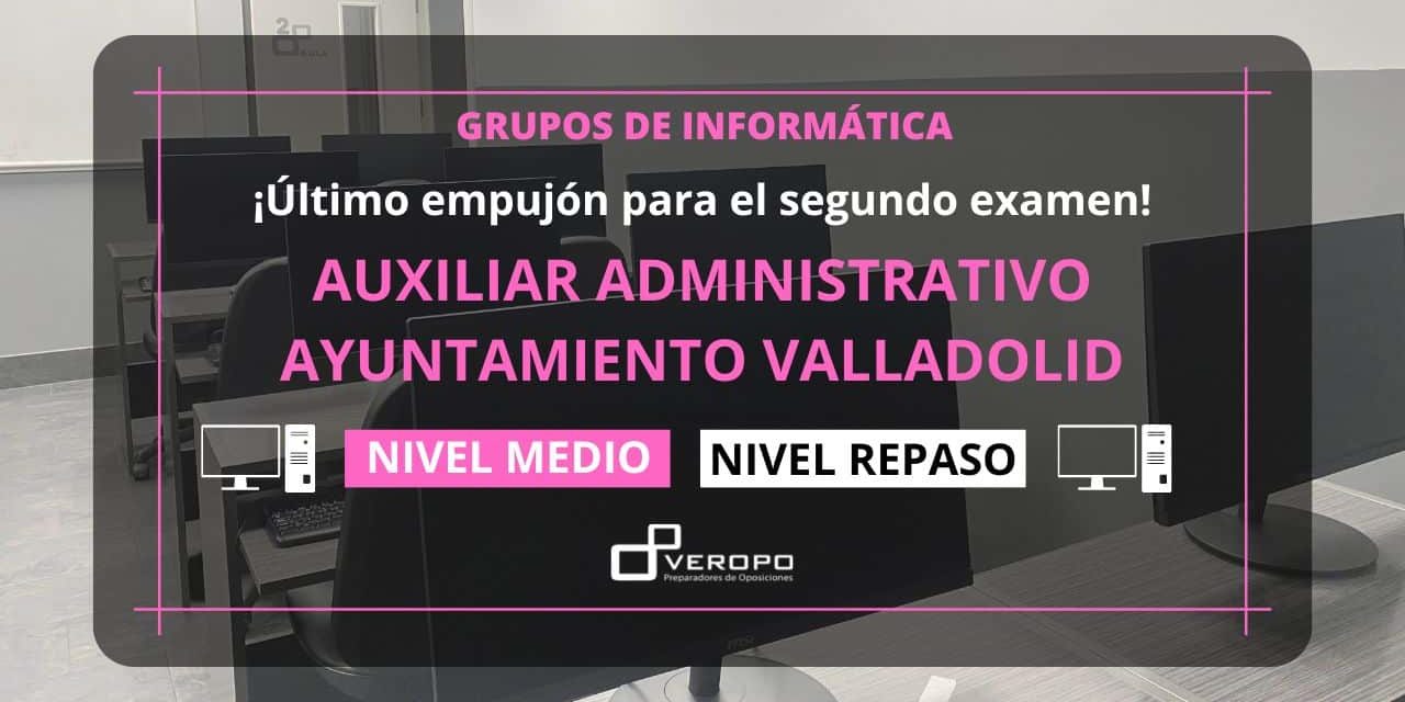 informática segundo examen Ayuntamiento Valladolid
