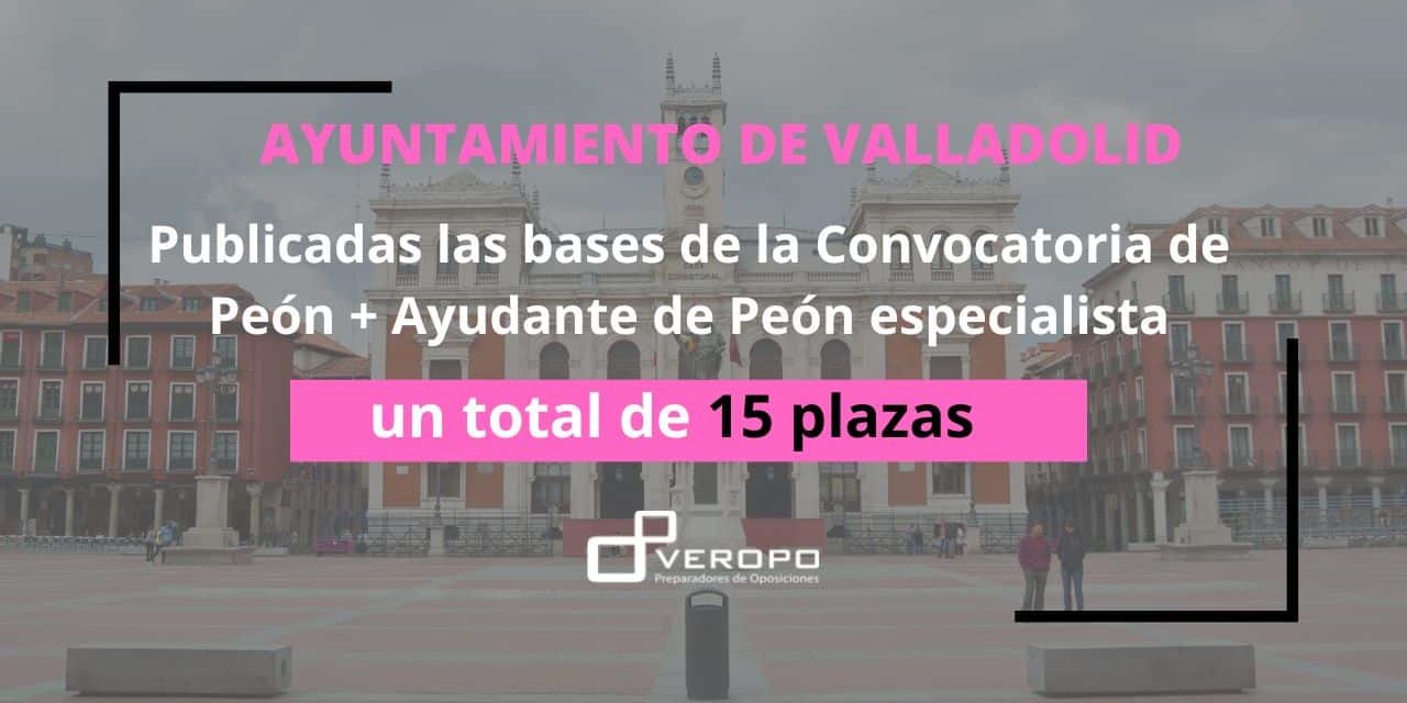 Convocatoria Peón Ayuntamiento Valladolid