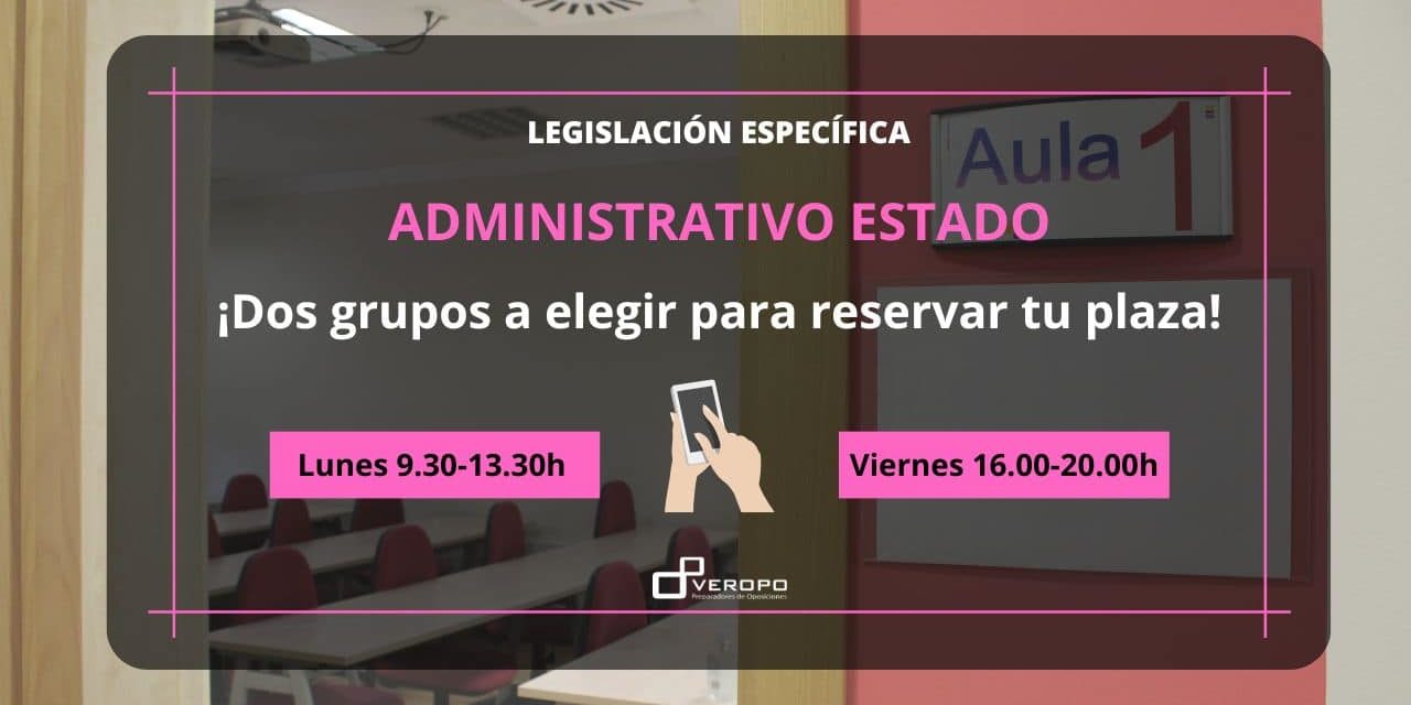grupos nuevos Administrativo Estado