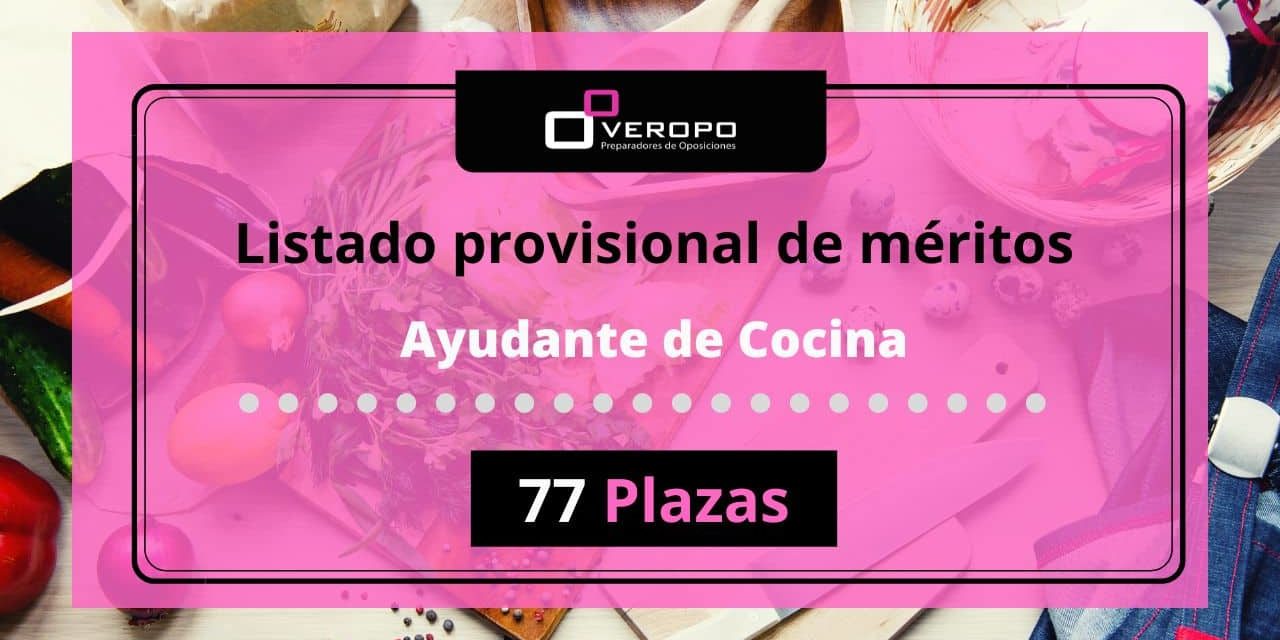 valoración provisional Ayudante de cocina