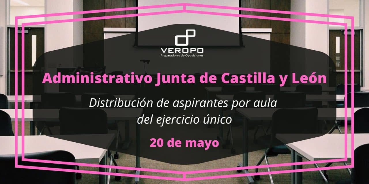 distribución aspirantes Administrativo Junta