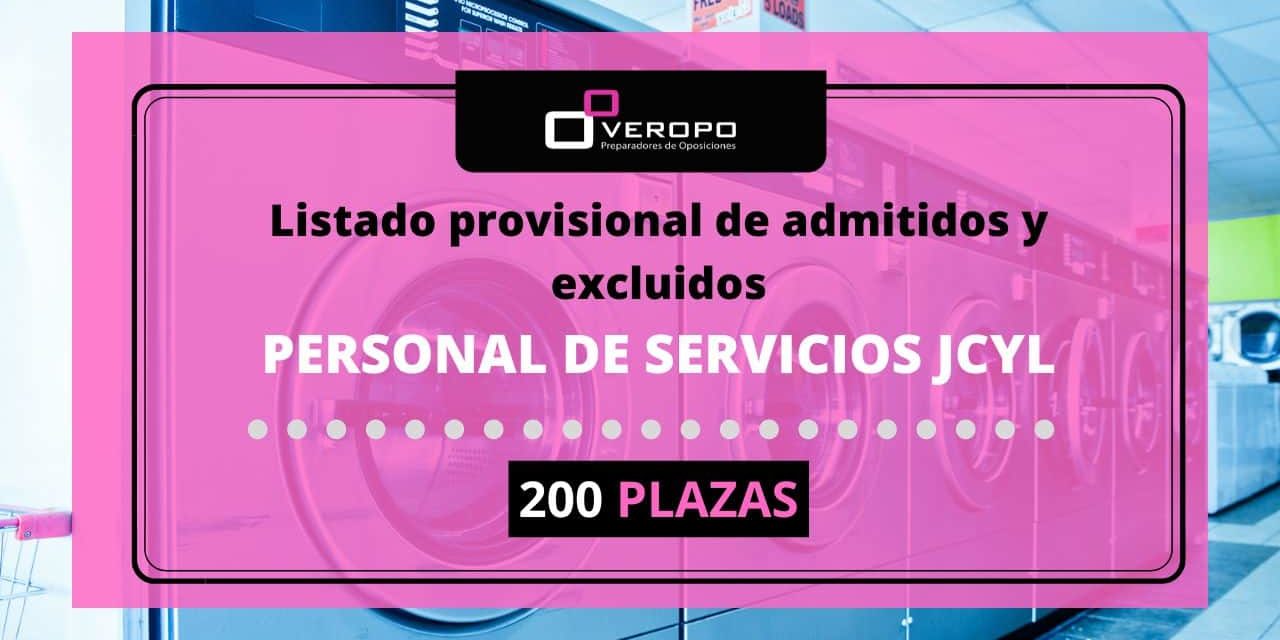 listado provisional Personal Servicios JCYL