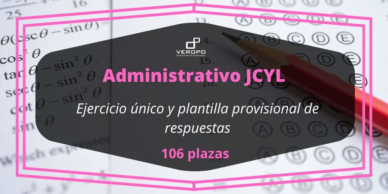 plantilla Administrativo JCYL