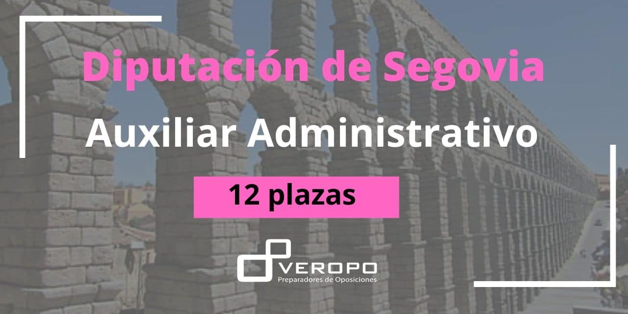 convocatoria Adm Dip Segovia