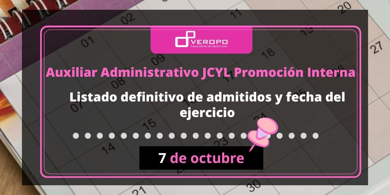 Examen Auxiliar JCYL promoción interna