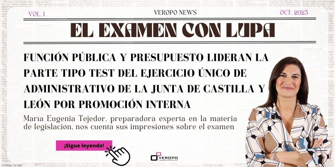 Examen con lupa ADMINISTRATIVO JCYL PI