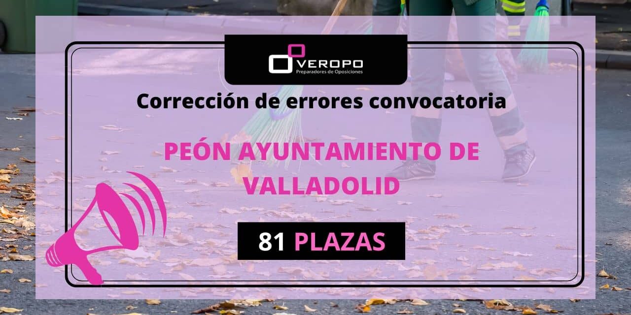 corrección errores peón