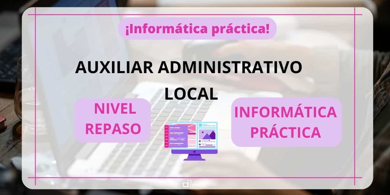 Auxiliar Administrativo ayto informática repaso