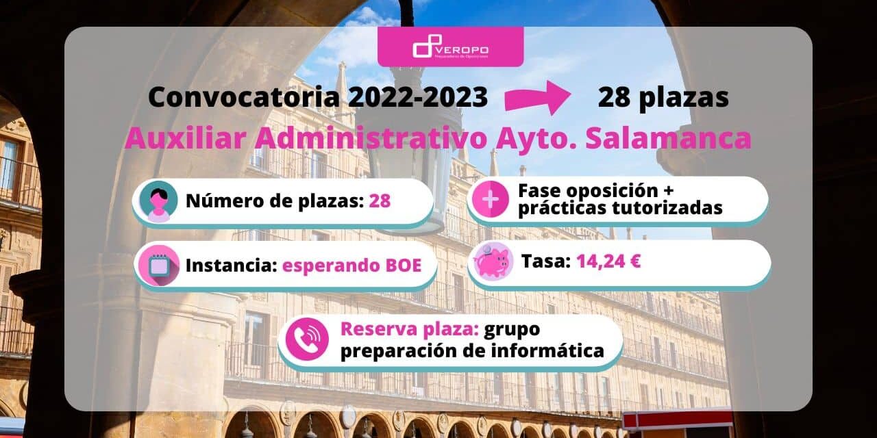 Auxiliar Administrativo Ayuntamiento Salamanca