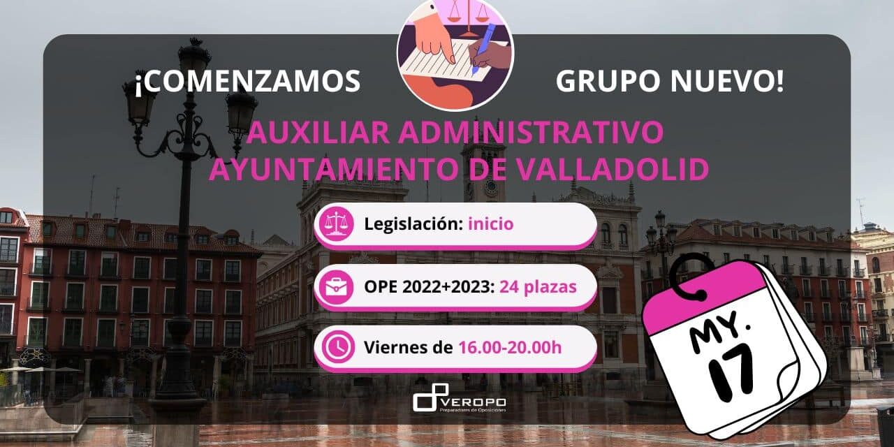 Auxiliar Administrativo Ayuntamiento Valladolid