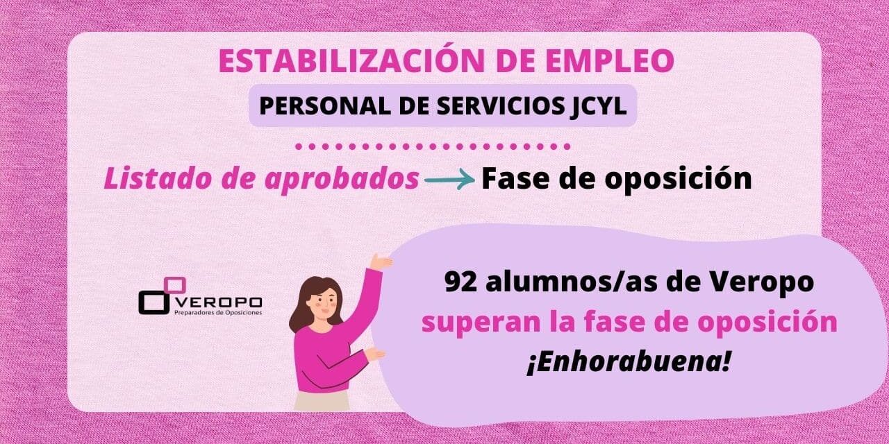 aprobados personal servicios estabilización