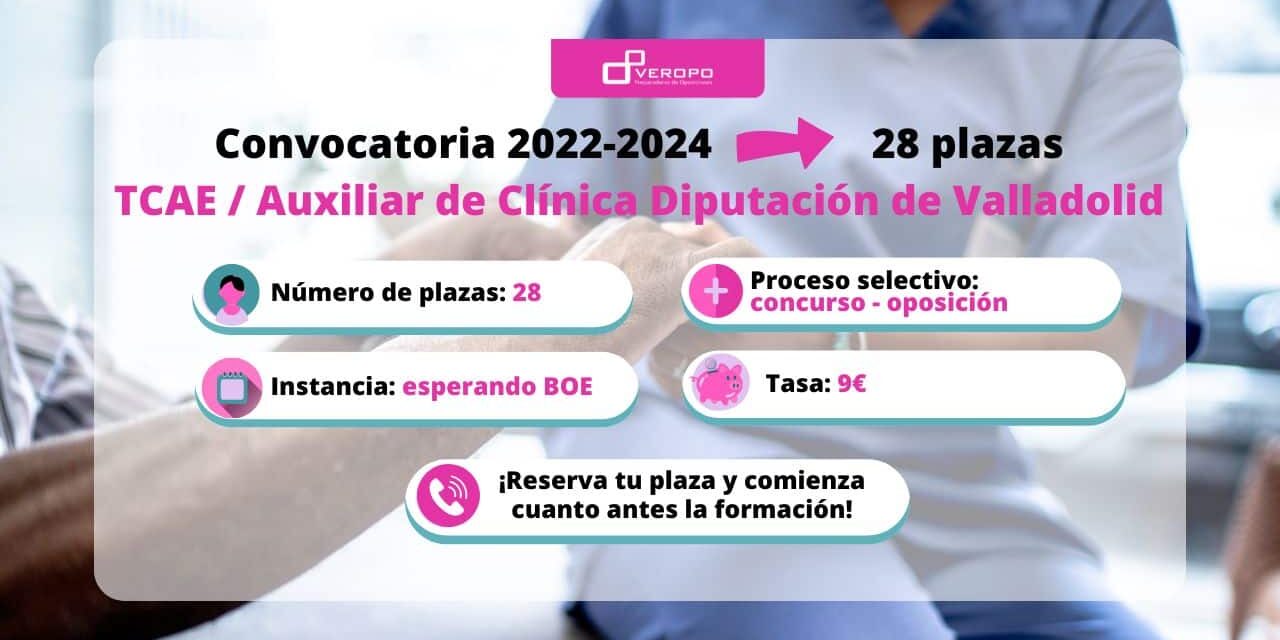 Convocatoria TCAE Diputación Valladolid