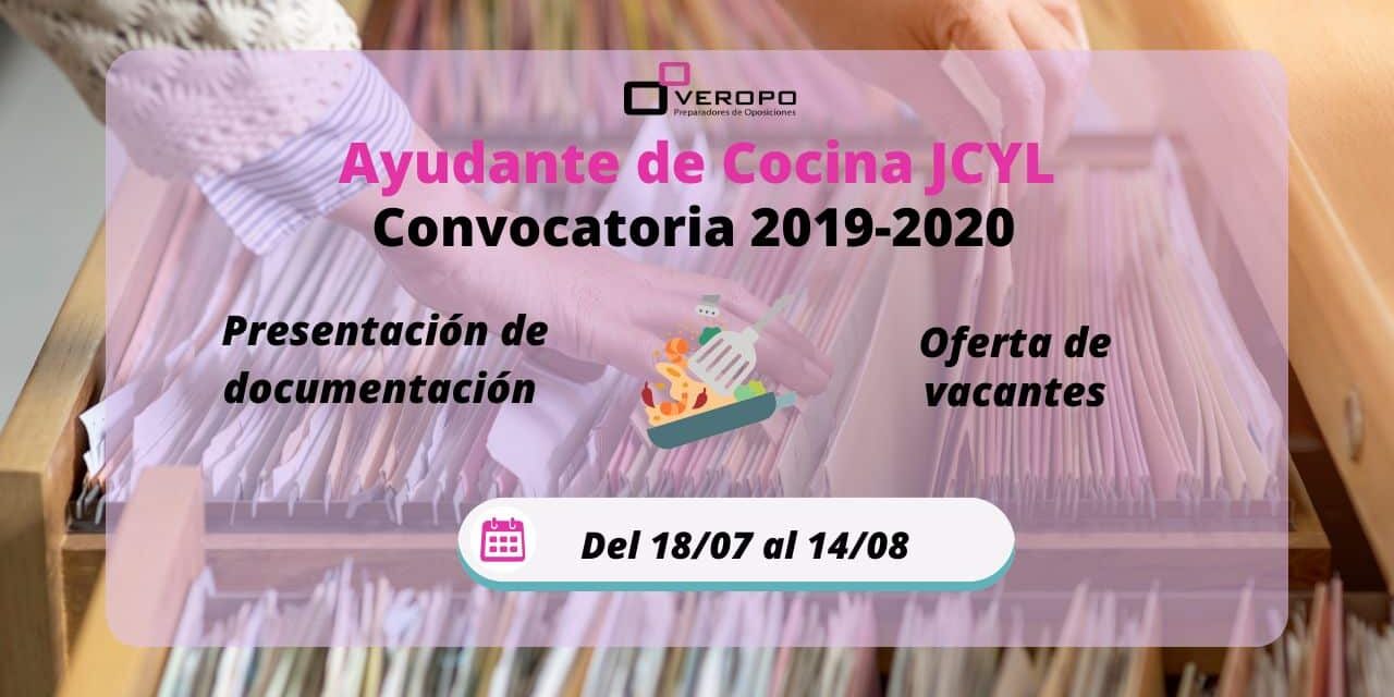 vacantes ayudante cocina JCYL