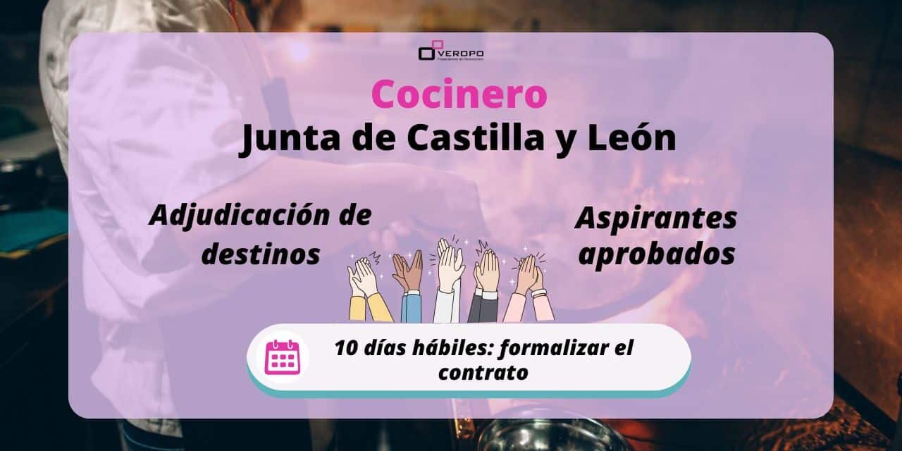 adjudicación destinos cocinero